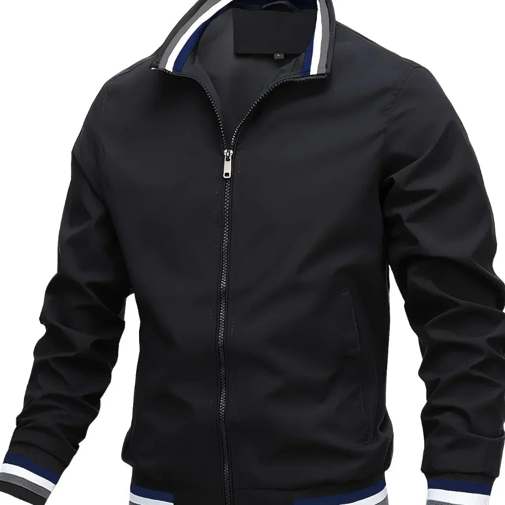Men's Transitional Jacket with Collar