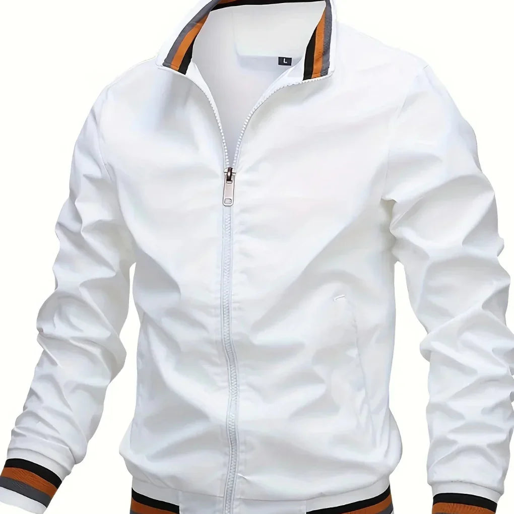 Men's Transitional Jacket with Collar