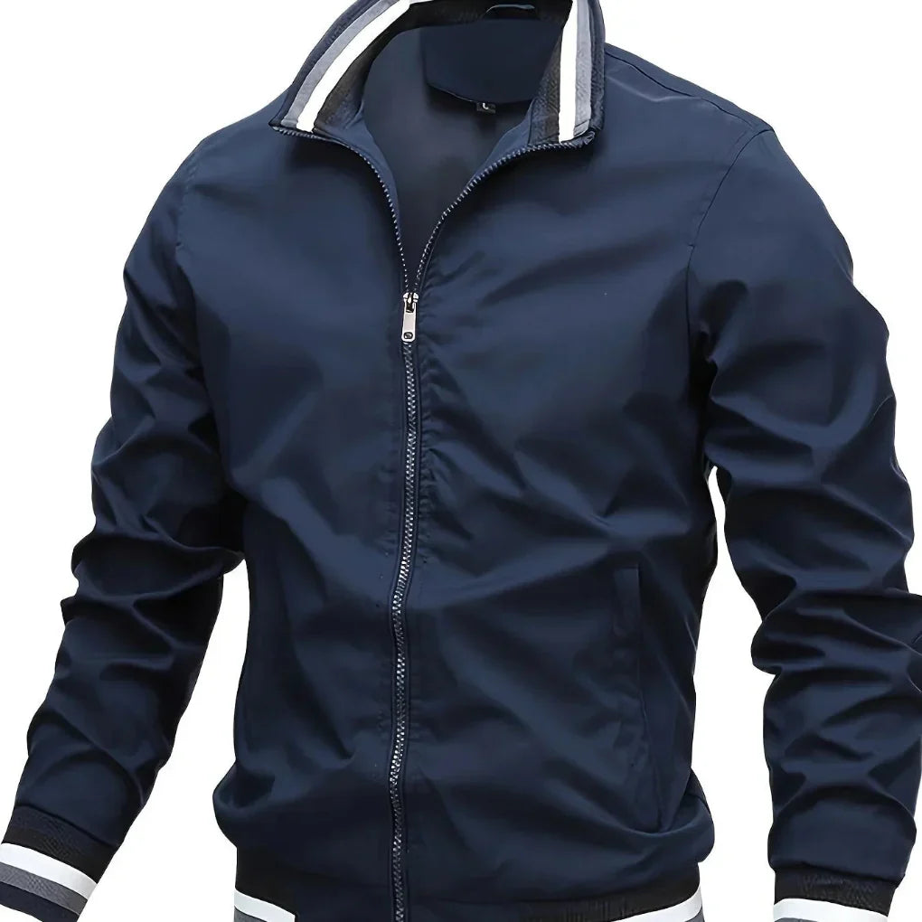 Men's Transitional Jacket with Collar