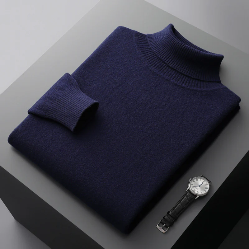 Men's Turtleneck Sweater - Elegant & Comfortable