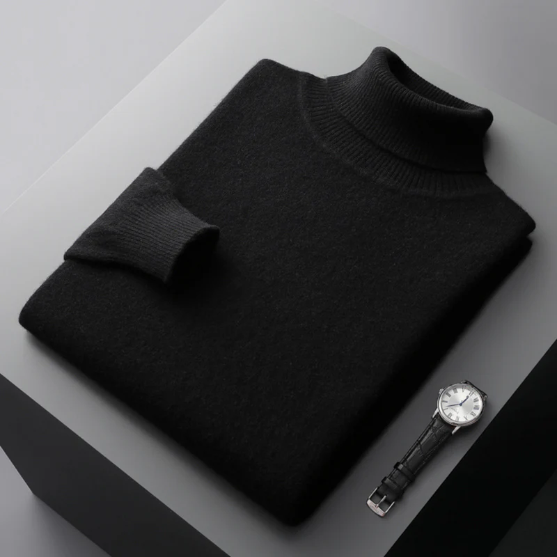 Men's Turtleneck Sweater - Elegant & Comfortable
