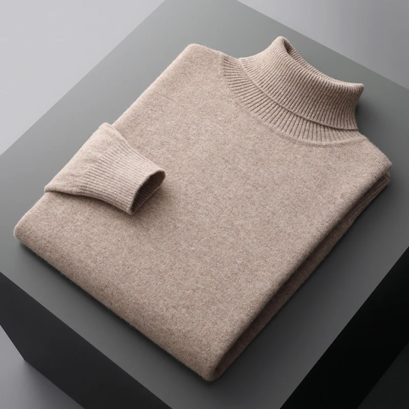 Men's Turtleneck Sweater - Elegant & Comfortable