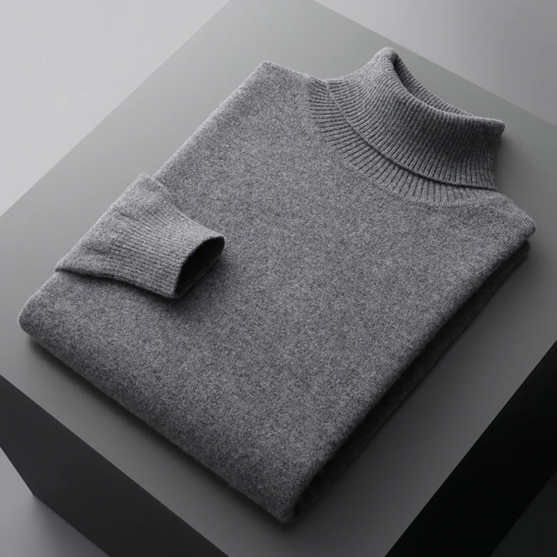 Men's Turtleneck Sweater - Elegant & Comfortable