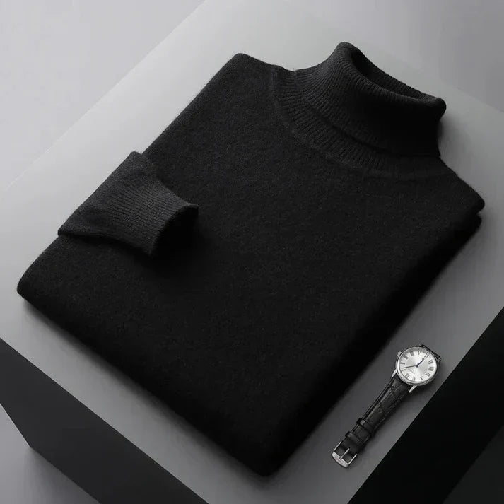 Men's Turtleneck Sweater - Winter