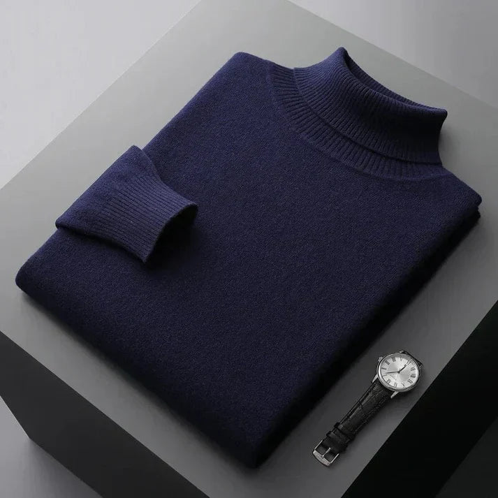 Men's Turtleneck Sweater - Winter