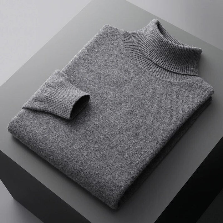 Men's Turtleneck Sweater - Winter