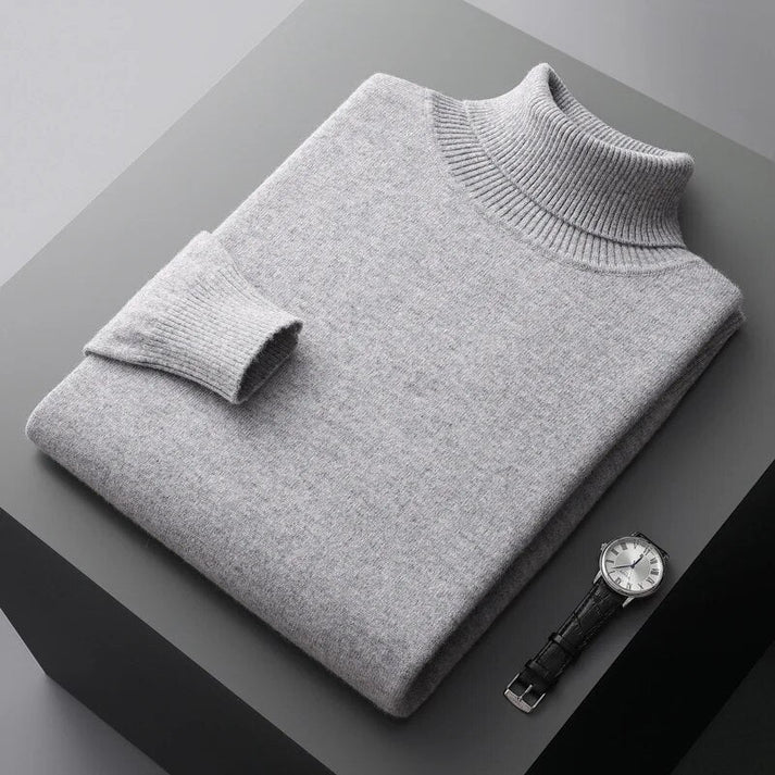 Men's Turtleneck Sweater - Winter