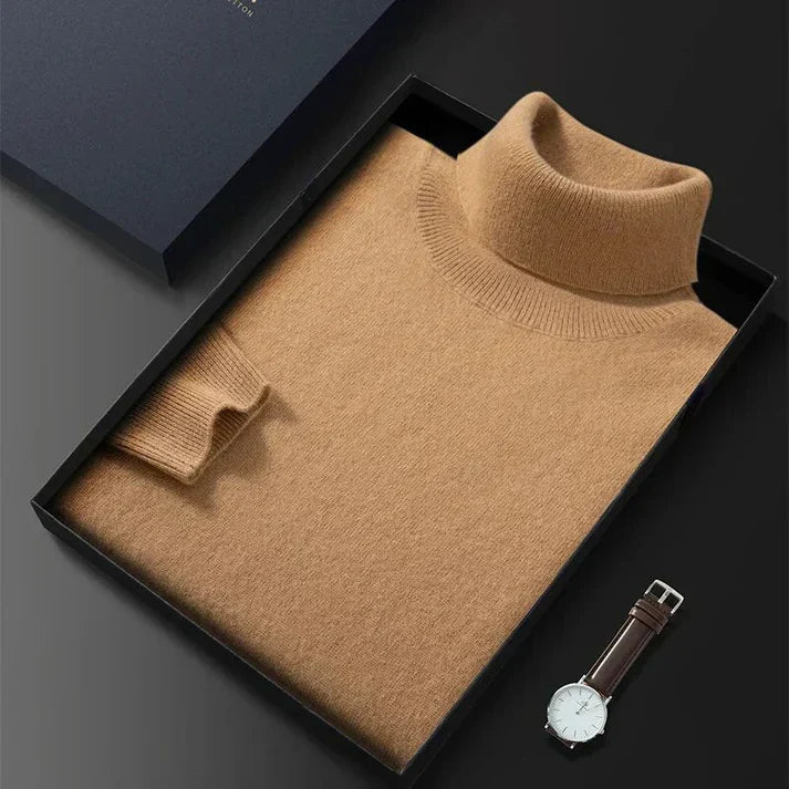 Men's Turtleneck Sweater - Winter