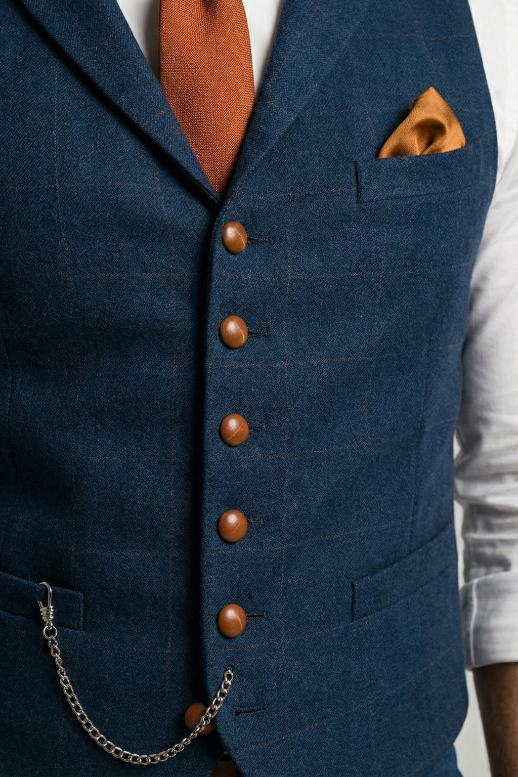 Men's V-Neck Waistcoat