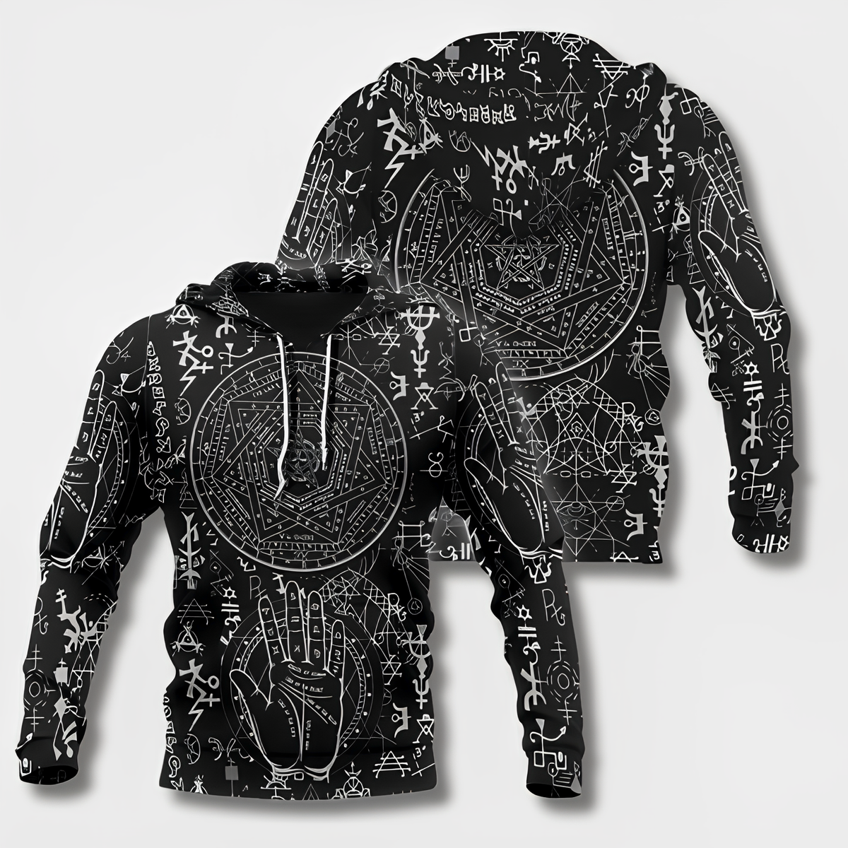 Men's Viking Design Hoodie