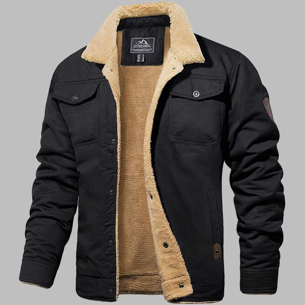 Men's Vintage-Style Bomber Jacket