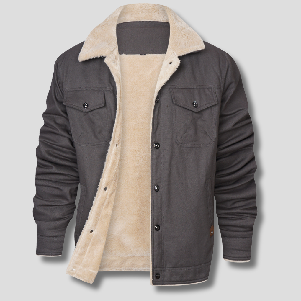 Men's Vintage-Style Bomber Jacket