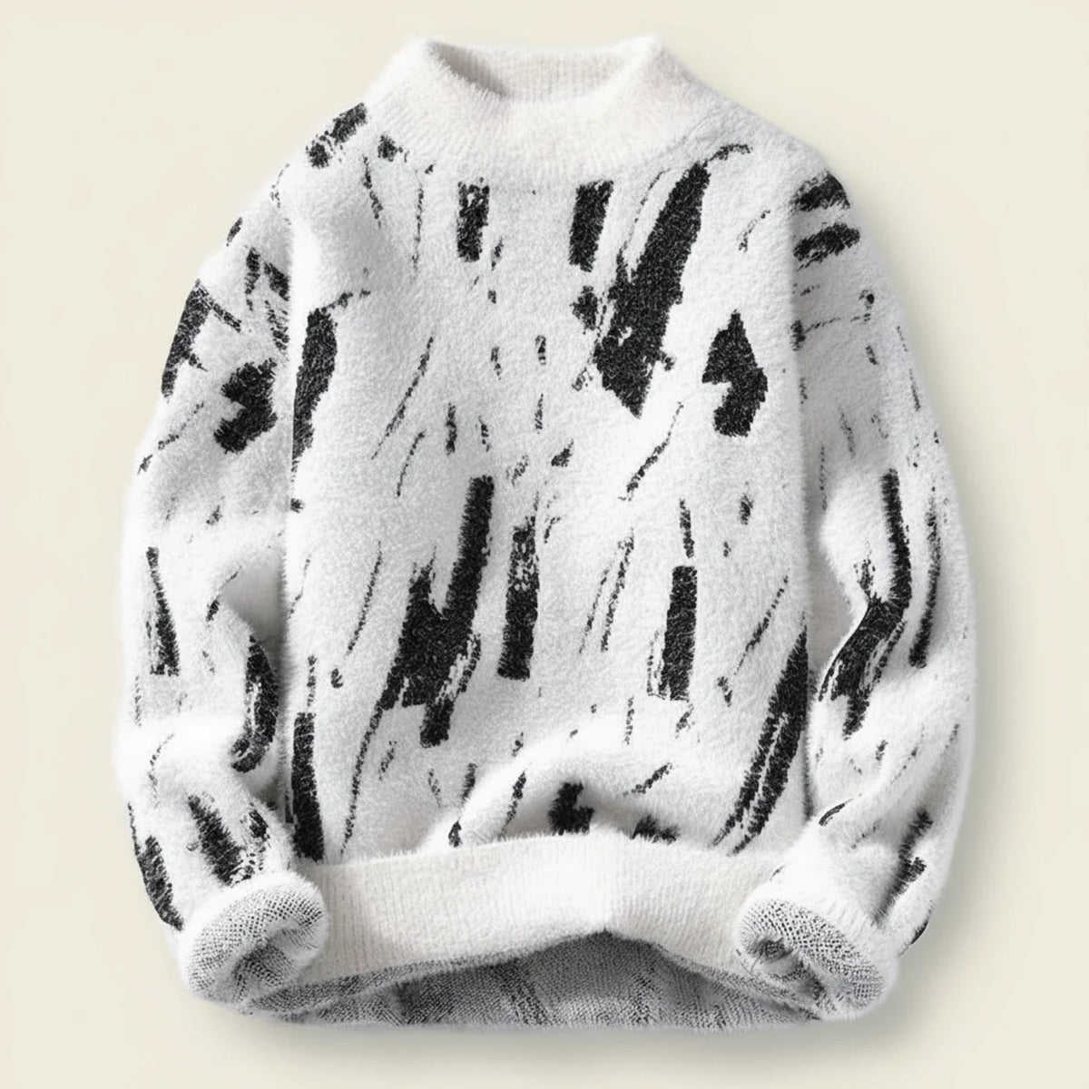 Men's Warm Patterned Sweater
