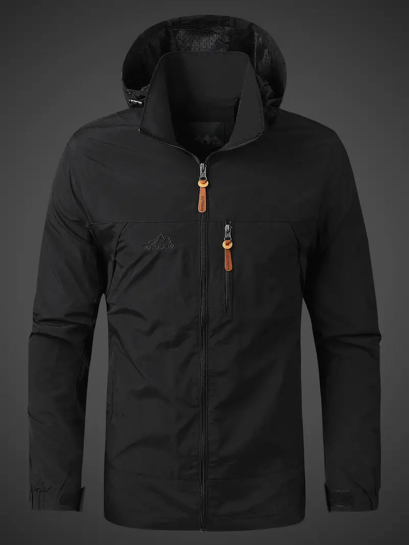 Men's Waterproof and Breathable Rain Jacket