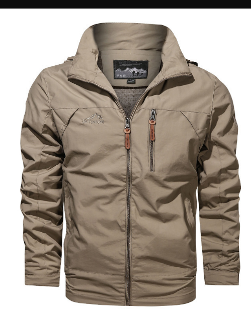 Men's Waterproof and Breathable Rain Jacket