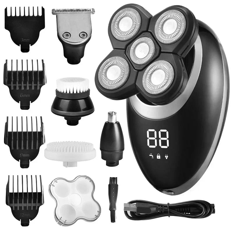 Men's Waterproof Cordless Multifunctional Trimmer