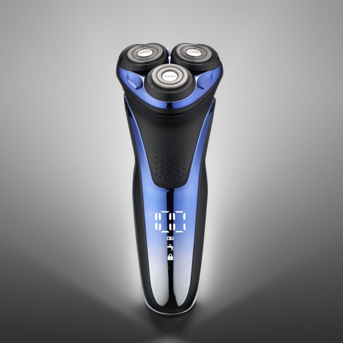 Men’s Waterproof Electric Shaver with 3D Flexible Heads & Fast Charging for Daily Grooming