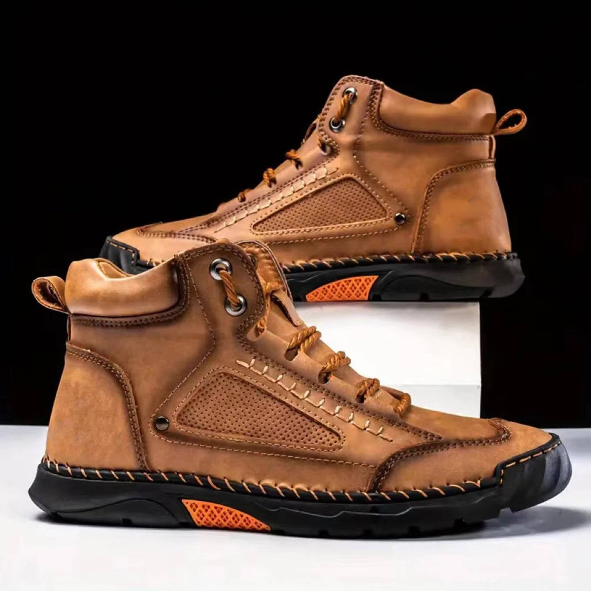 Men's Waterproof Outdoor Hiking Boots with Arch Support
