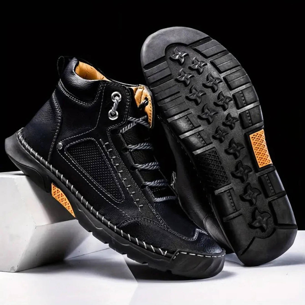 Men's Waterproof Outdoor Hiking Boots with Arch Support