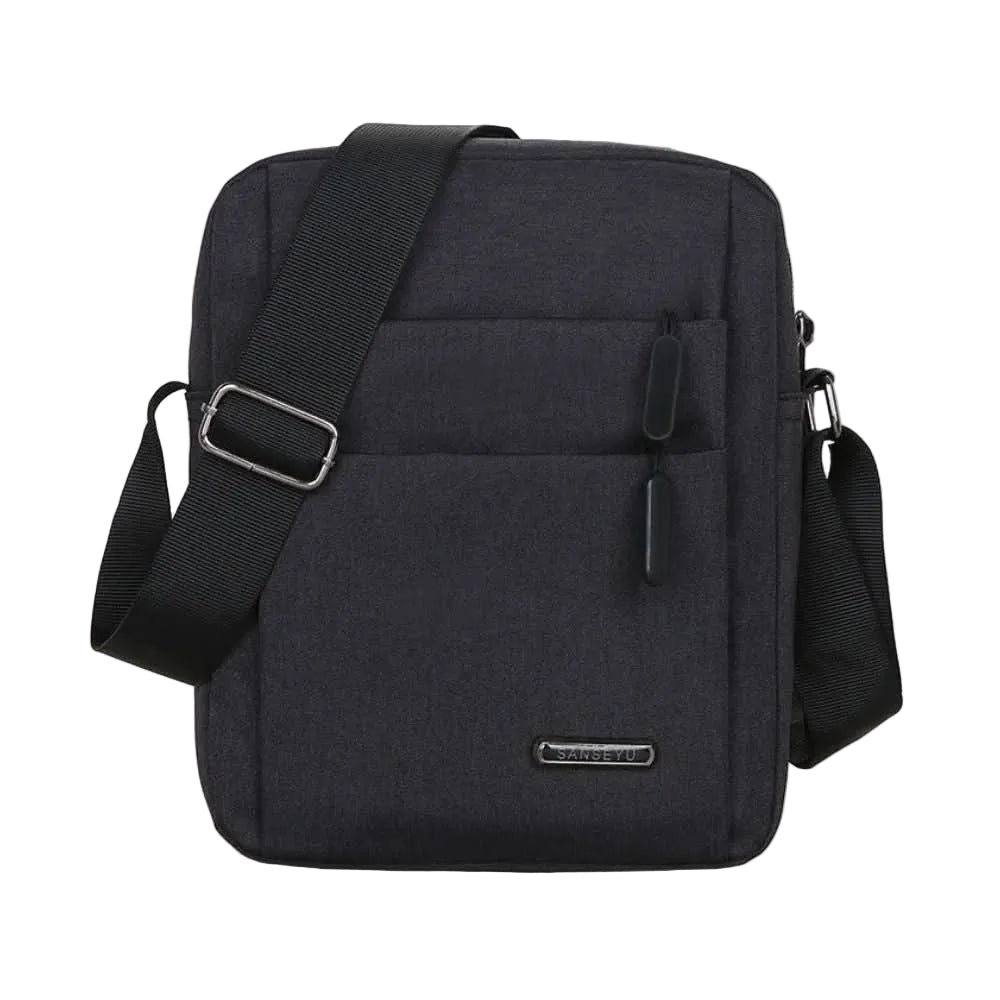 Men's Waterproof Shoulder Bag with Anti-Theft Design for Everyday Use