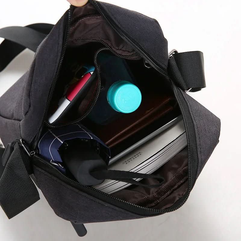 Men's Waterproof Shoulder Bag with Anti-Theft Design for Everyday Use