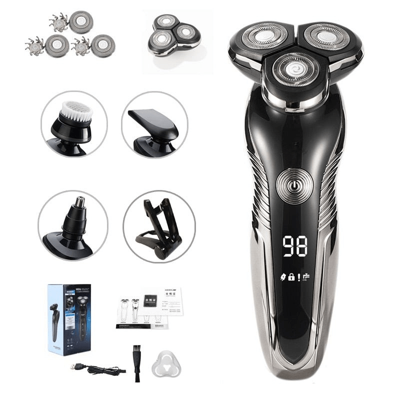 Men's Wet and Dry Electric Shaver
