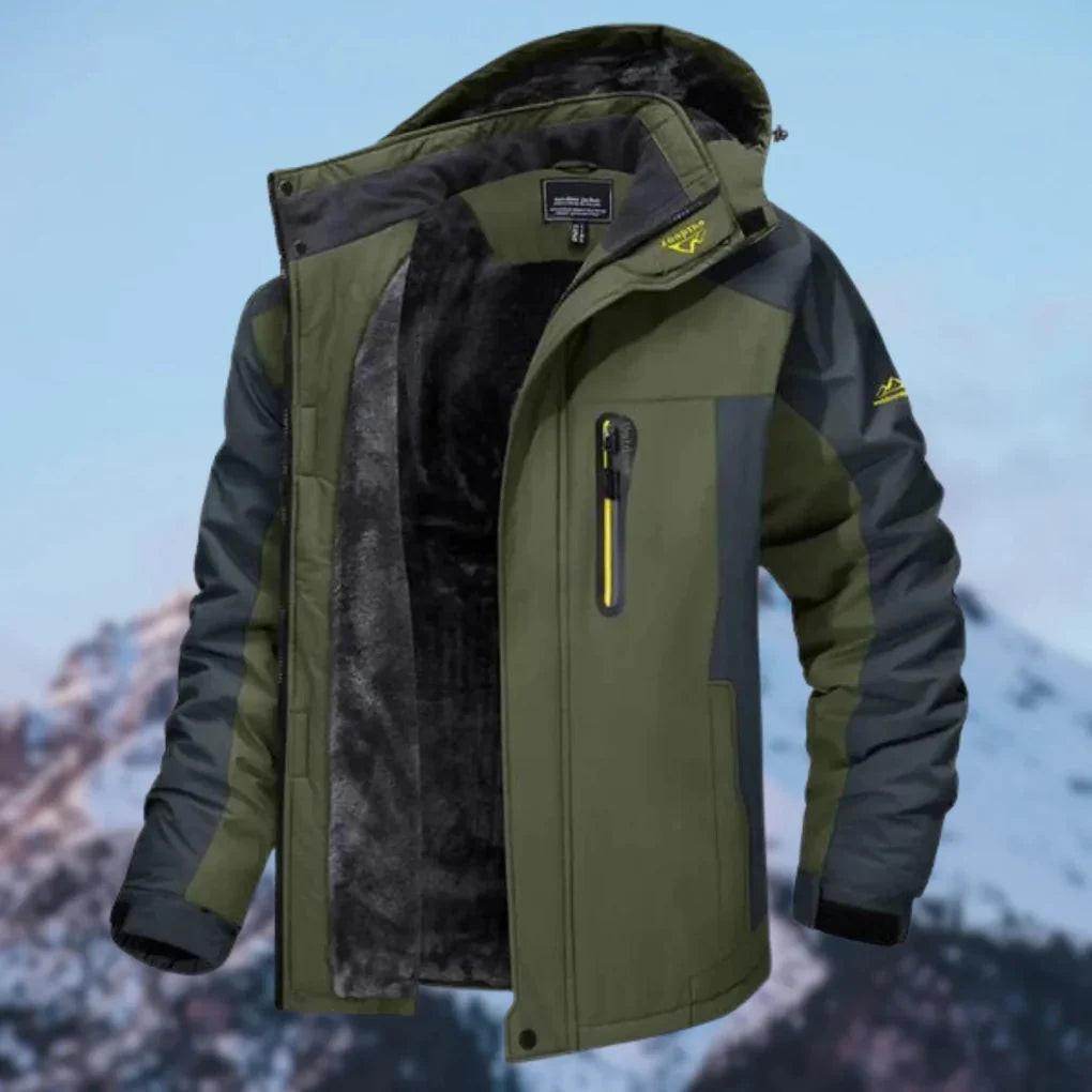 Men's Winter Jacket – Modern Casual Style with Water-Resistant Finish