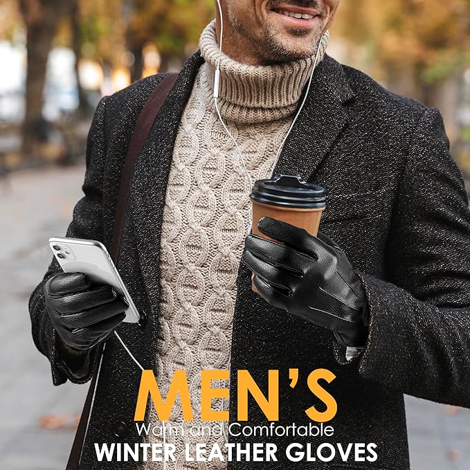Men's Winter Touchscreen Gloves