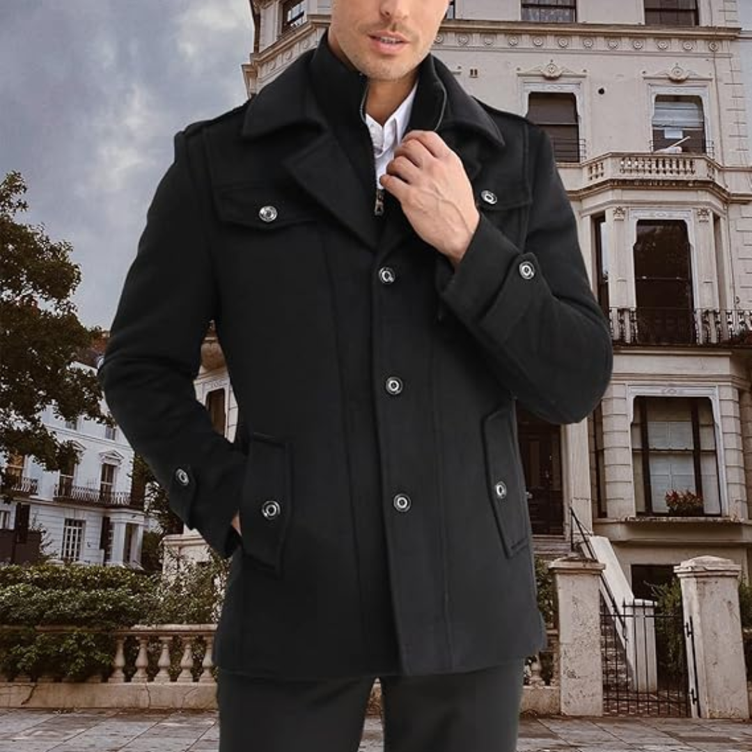 Men's Winter Trench Coat