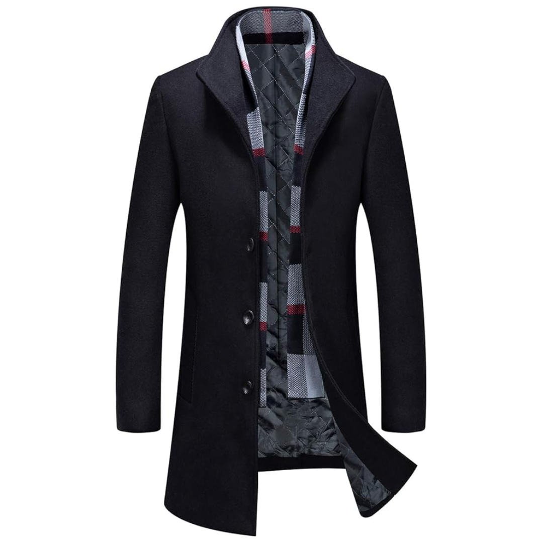Men's Winter Trench Coat