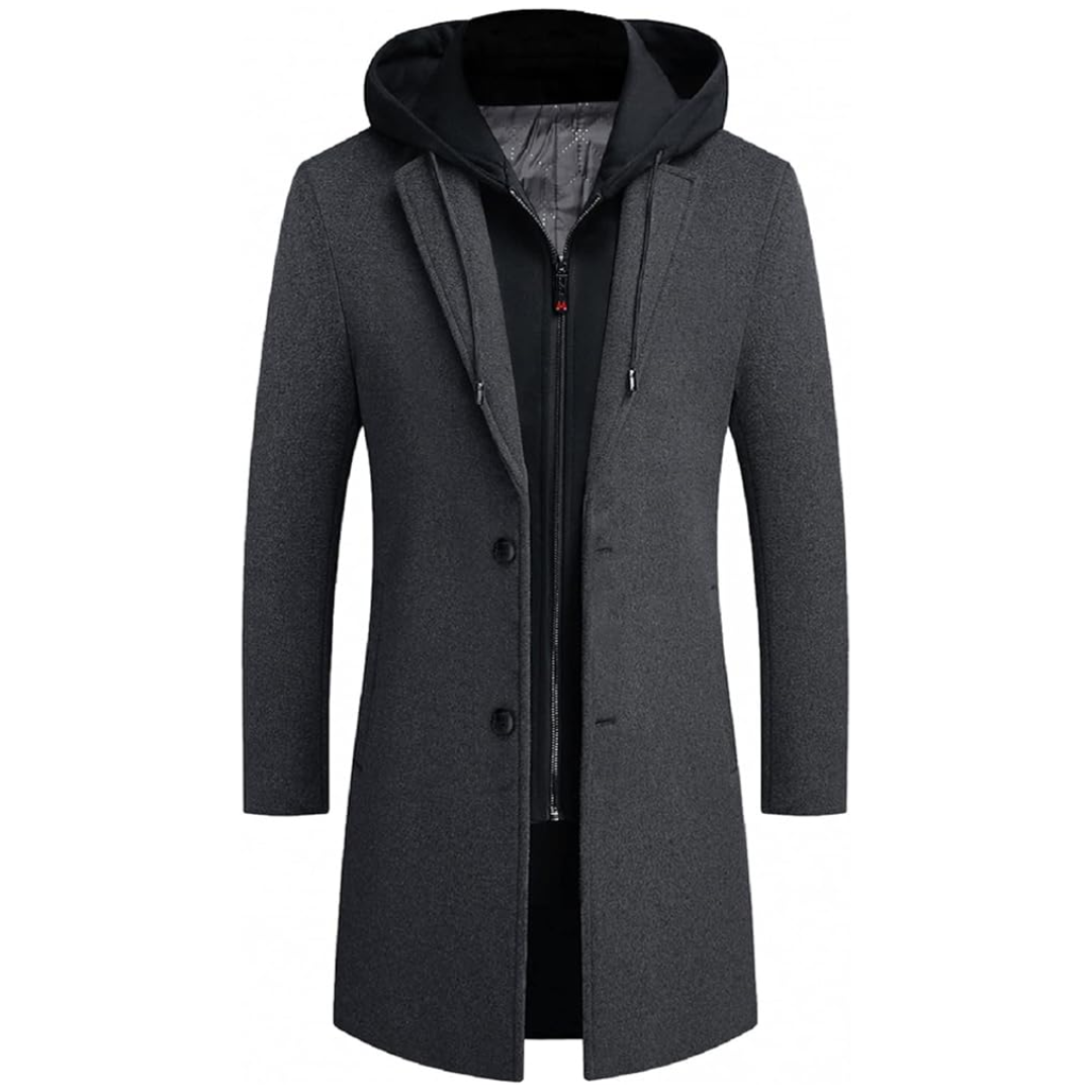 Men's Winter Trench Coat