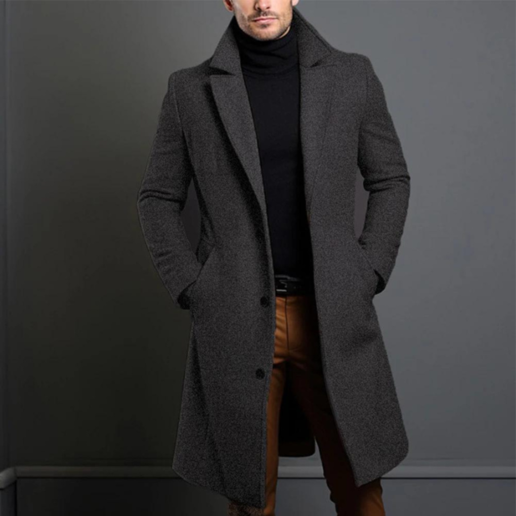Men's Wool Coat – Timeless Style for Cool Days