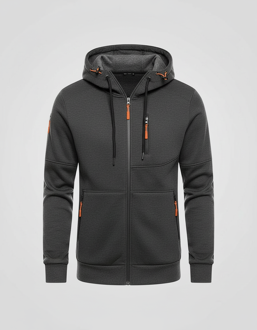 Men's Zip-Up Hoodie