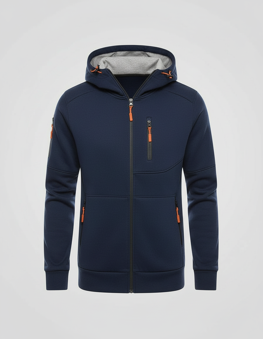 Men's Zip-Up Hoodie