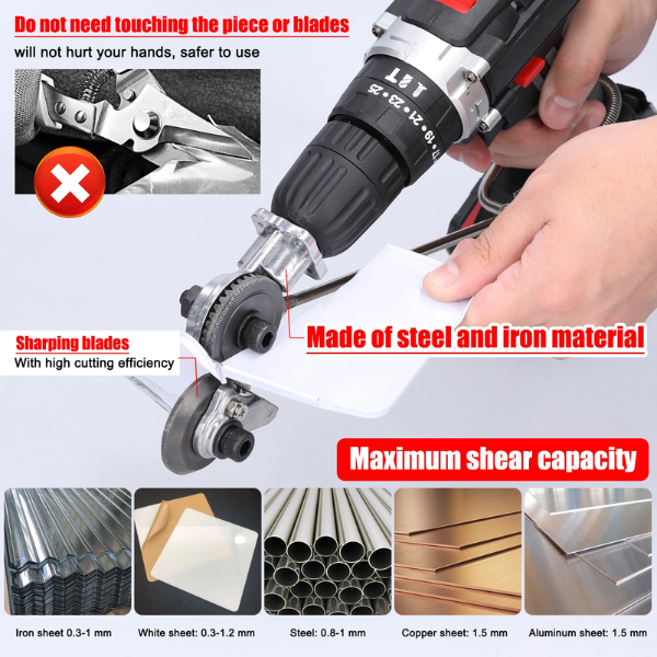 Metal Cutting Adapter for Drills