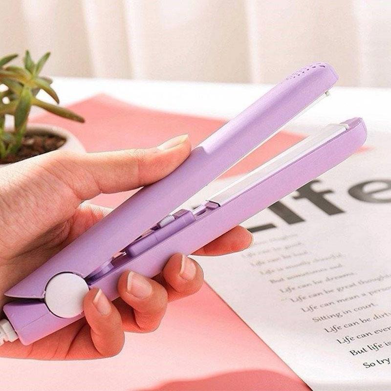 Mini 2-in-1 Multifunctional Ceramic Curling Iron