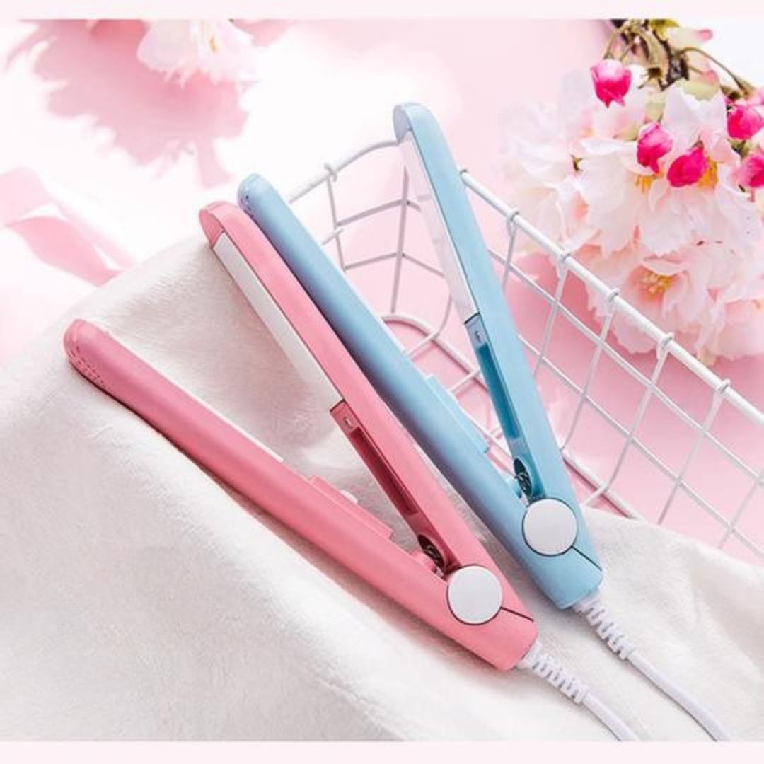 Mini 2-in-1 Multifunctional Ceramic Curling Iron