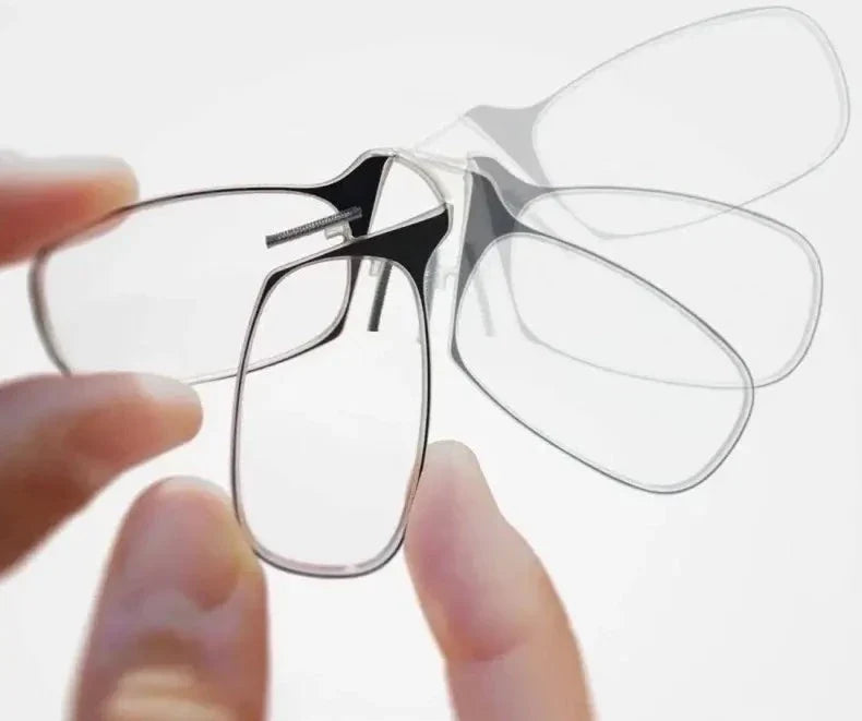 Mini Clip-On Reading Glasses Keychain