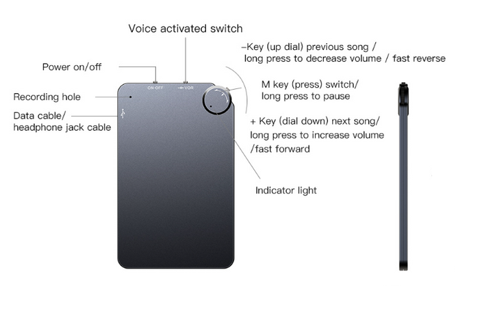 Mini Voice Recorder - Compact & Discreet