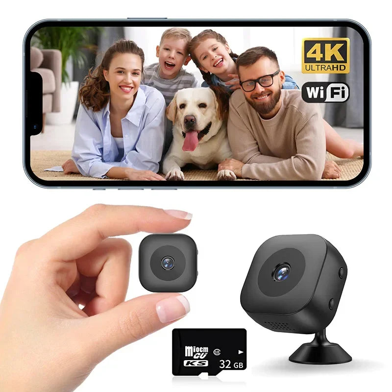 Mini Wi-Fi Camera with Motion Detection and 1080P Full HD - Compact Surveillance Camera