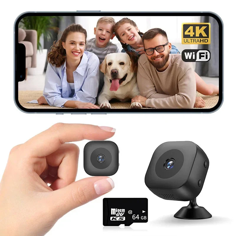 Mini Wi-Fi Camera with Motion Detection and 1080P Full HD - Compact Surveillance Camera