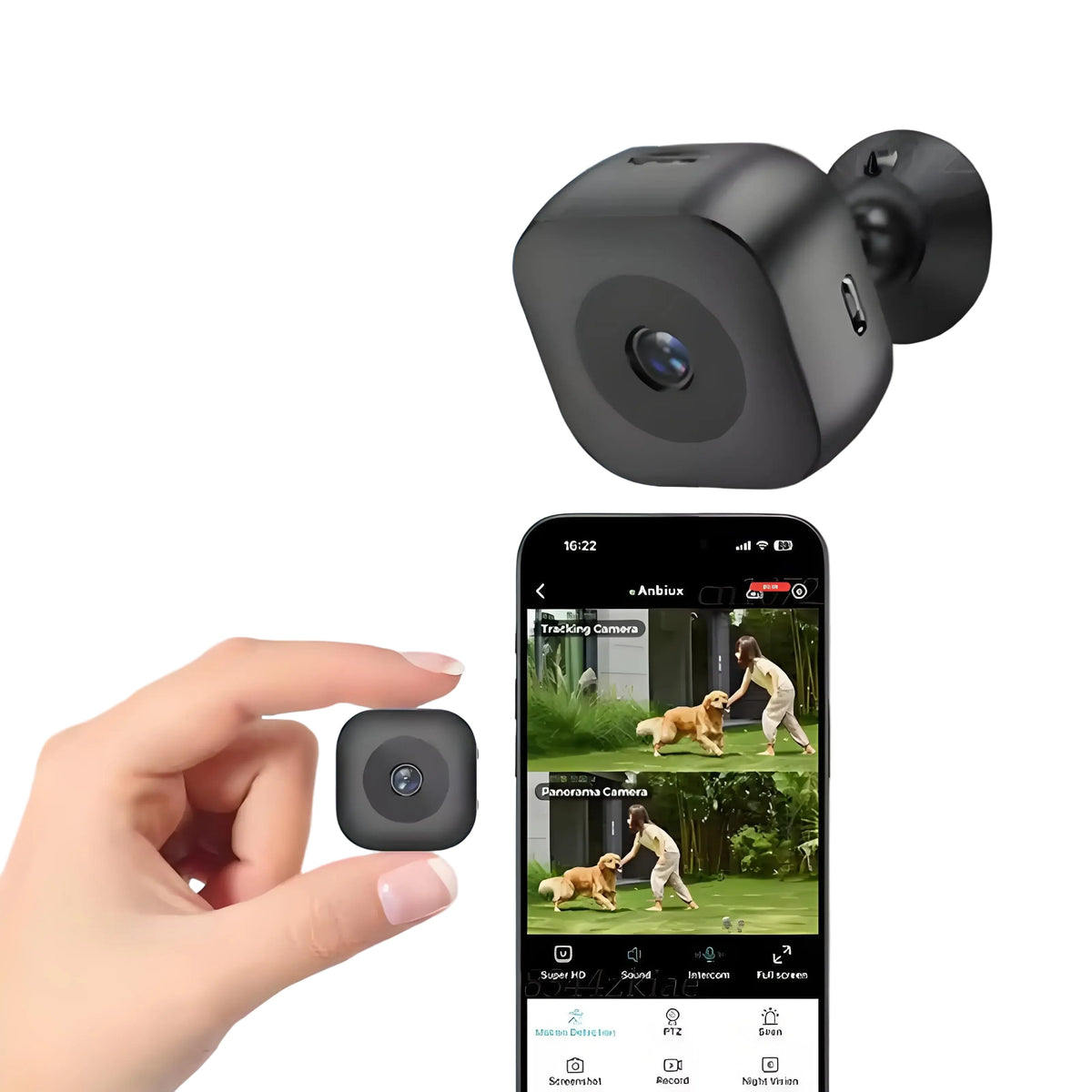 Mini Wi-Fi Camera with Motion Detection and 1080P Full HD - Compact Surveillance Camera