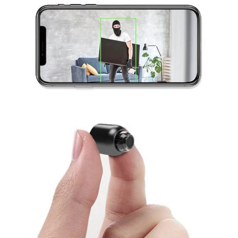 Mini Wi-Fi Security Camera with Real-Time Alerts and Night Vision