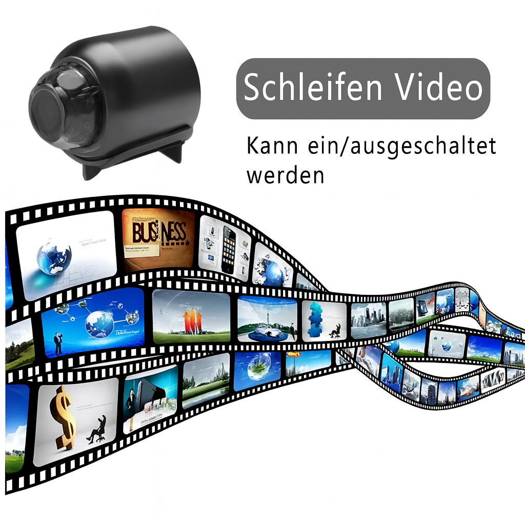 Mini WiFi Security Camera with Night Vision & Motion Detection