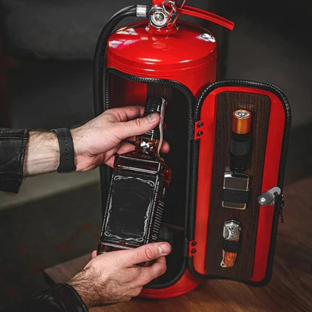 Minibar - Unique Fire Extinguisher Design Liquor Cabinet