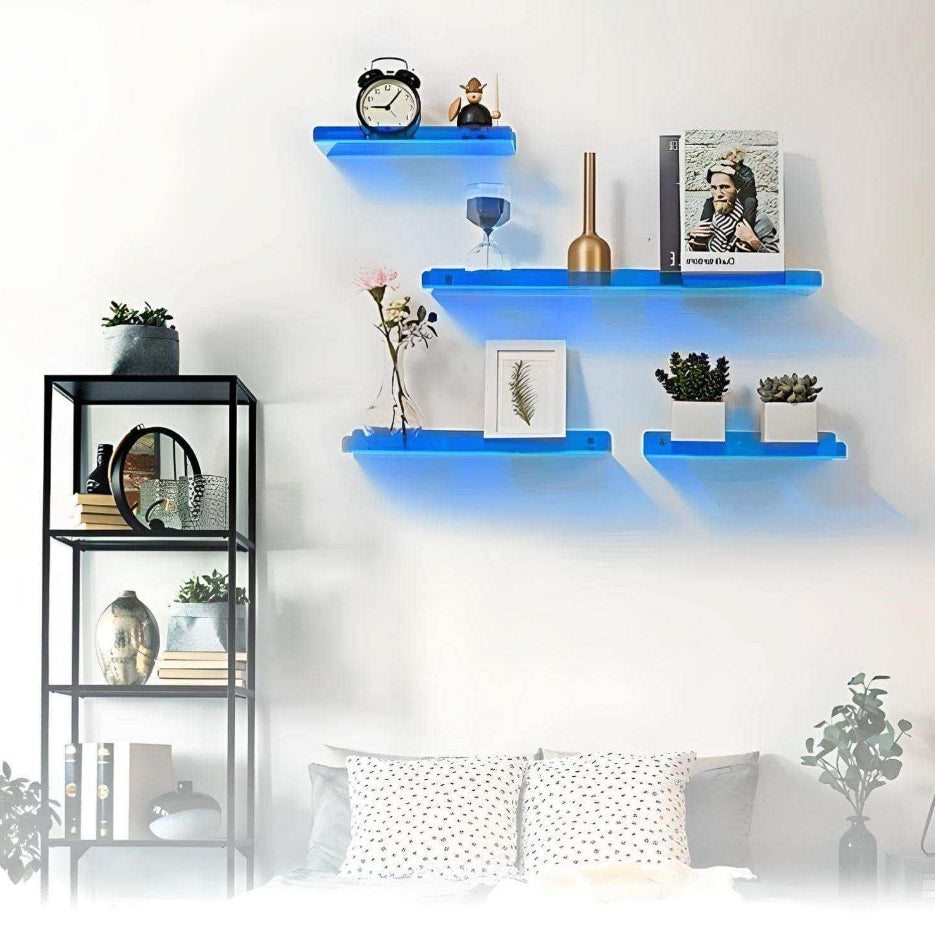 Minimalist Acrylic Floating Wall Display and Storage Shelf