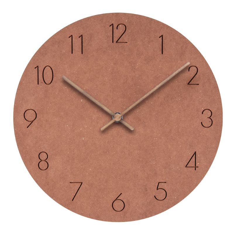 Minimalist Norwegian Silent Wall Clock