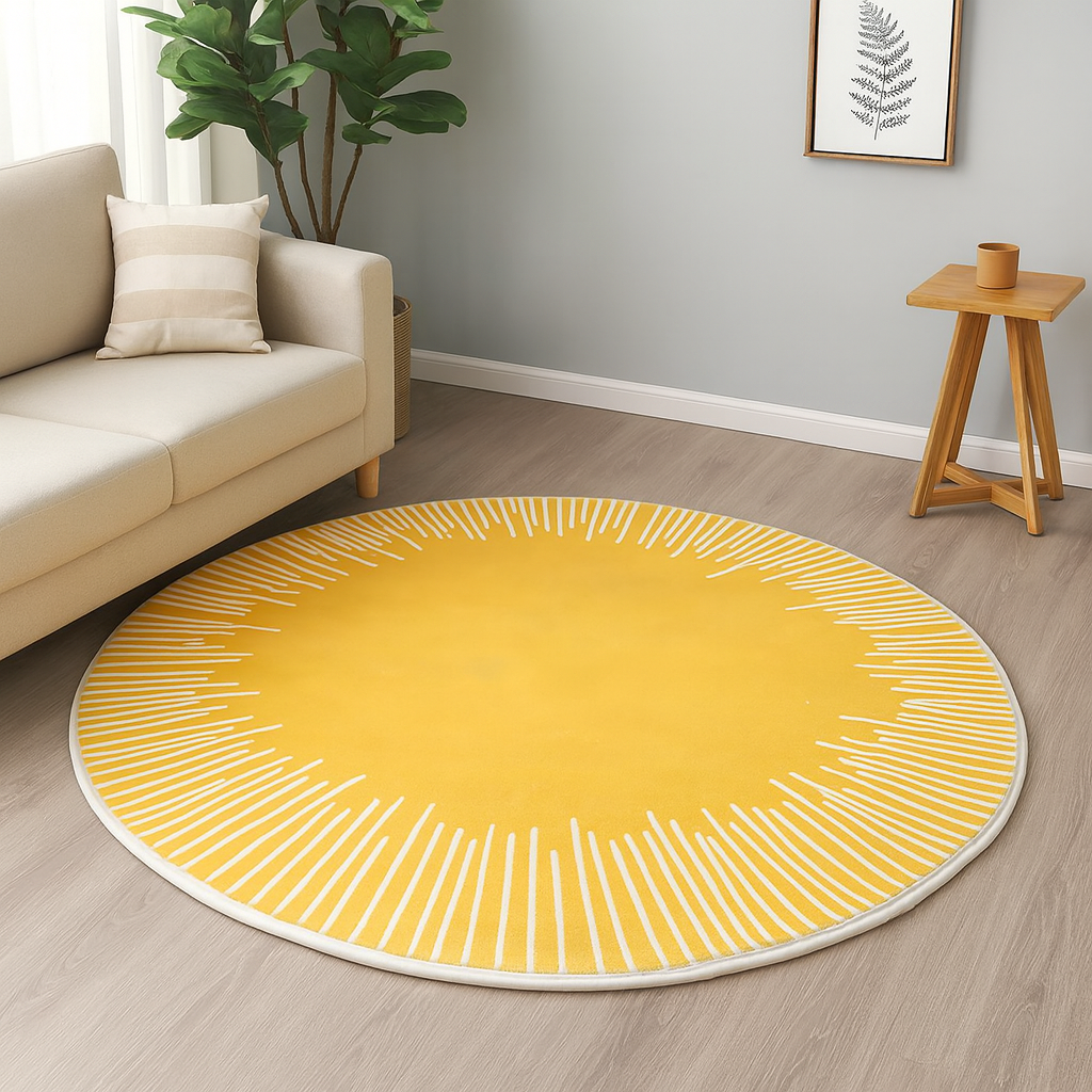 Modern Anti-Slip Polyester Rug | Solvian