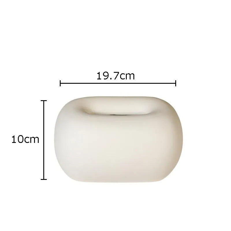 Modern Ceramic Tissue Box Cover for Home and Office