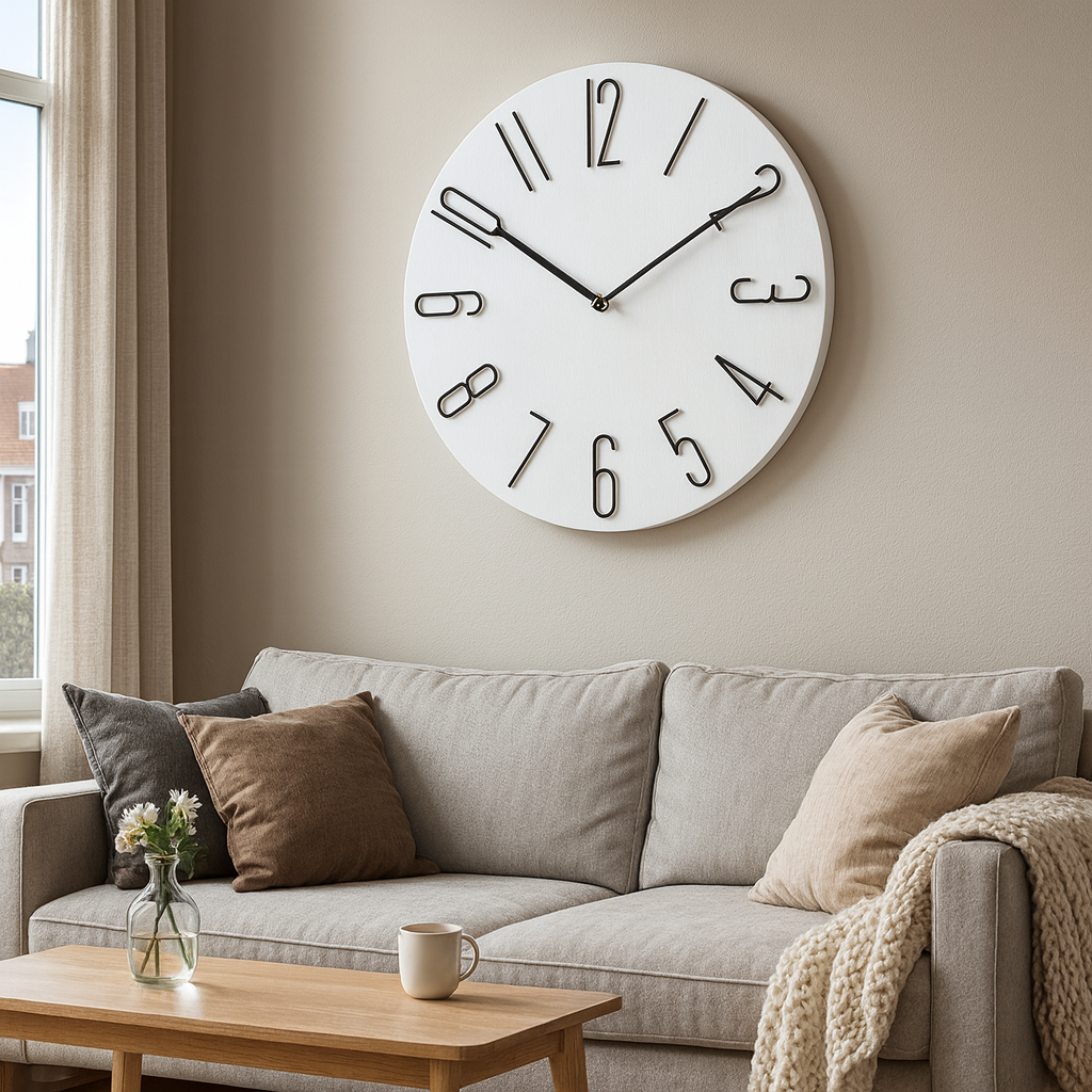 Modern Colorful Wall Clock for Living Room